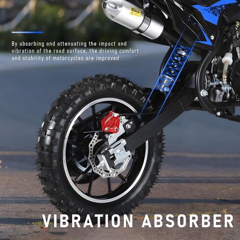 cdar 50cc Kids Dirt Bike, Gas Dirt Bike Up to 25 MPH, Mini Bike Easy Pull Start, Off Road Mini Motorcycle, Gas Motocross Bike for Outdoor Riding, Max Load 330 LBS in Saudi Arabia