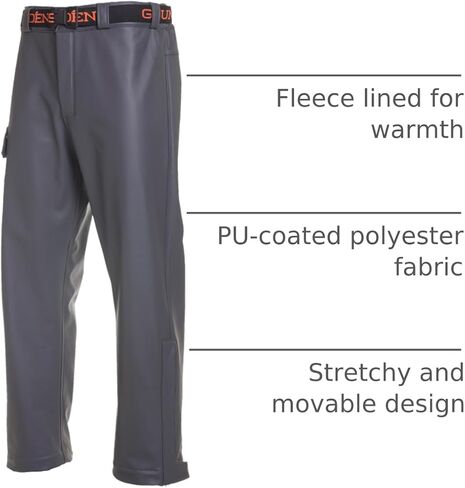 Grundéns Men's Neptune Thermo Pant | Durable Waterproof Protection Pant for Fishing, Rain Gear, Stretchy and Adjustable in Kuwait