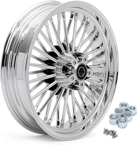 عجلات أمامية 21x2.15 أمامية 16x3.5 من TOFR 36 شعاعًا سمينًا بدون أنابيب لهارلي هيريتيدج سوفتيل، ديلوكس، سبرينجر كلاسيك، فات بوي، ديوس، سوفتيل ستاندرد، مخصص، قطار ليلي/كروم in Kuwait