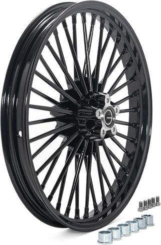 عجلات أمامية 21x2.15 أمامية 16x3.5 من TOFR 36 شعاعًا سمينًا بدون أنابيب لهارلي هيريتيدج سوفتيل، ديلوكس، سبرينجر كلاسيك، فات بوي، ديوس، سوفتيل ستاندرد، مخصص، قطار ليلي/كروم in Kuwait