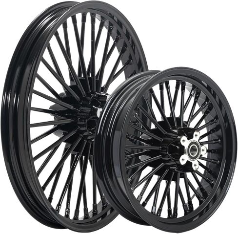 عجلات أمامية 21x2.15 أمامية 16x3.5 من TOFR 36 شعاعًا سمينًا بدون أنابيب لهارلي هيريتيدج سوفتيل، ديلوكس، سبرينجر كلاسيك، فات بوي، ديوس، سوفتيل ستاندرد، مخصص، قطار ليلي/كروم in Kuwait
