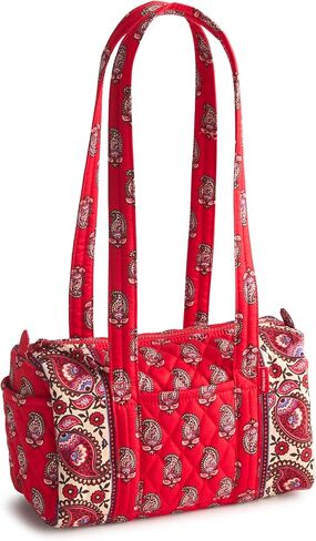 Vera Bradley Premium Cotton Original 100 Handbag, Green Birds in Saudi Arabia