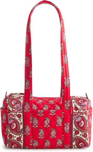 Vera Bradley Premium Cotton Original 100 Handbag, Green Birds in Saudi Arabia