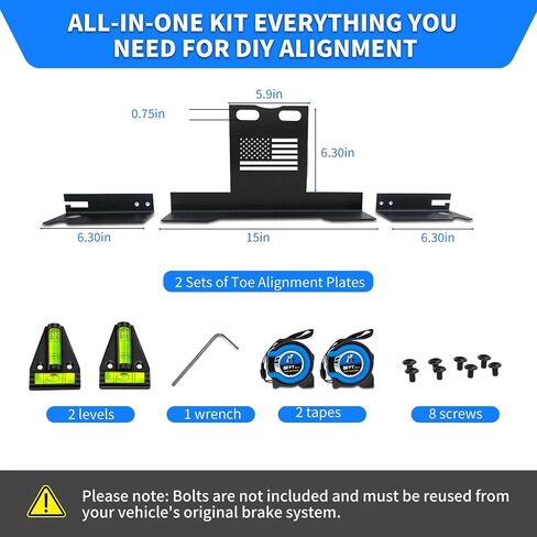 Wheel Alignment Tool, Wheel Alignment Tool Kit Without Removing Calipers, Alignment Tools Automotive with 2 Imperial Tape Measures and 2 Level Gauges for Cars, Trucks, SUVs, ATVs/UTVs in Saudi Arabia