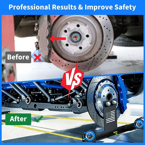 Wheel Alignment Tool, Wheel Alignment Tool Kit Without Removing Calipers, Alignment Tools Automotive with 2 Imperial Tape Measures and 2 Level Gauges for Cars, Trucks, SUVs, ATVs/UTVs in Saudi Arabia