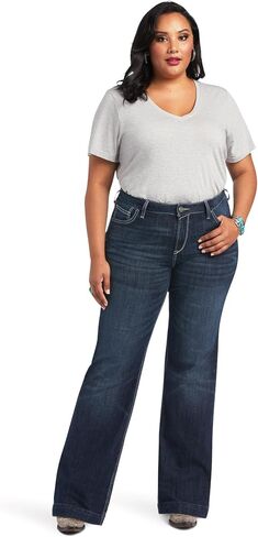 ARIAT Women's Trouser Perfect Rise Aisha Wide Leg Jean in Saudi Arabia