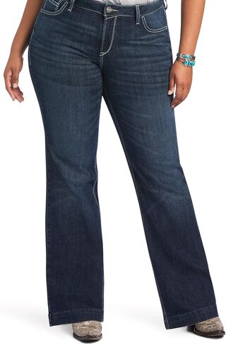 ARIAT Women's Trouser Perfect Rise Aisha Wide Leg Jean in Saudi Arabia