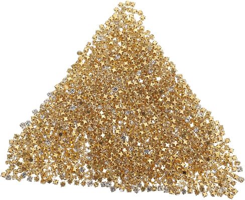 1440pcs Claw Glass Gems for DIY Crafts Clothing Decoration Wedding Supplies and Accessories Easy Sew Flatback Design for Costumes and Creative Projects in Kuwait