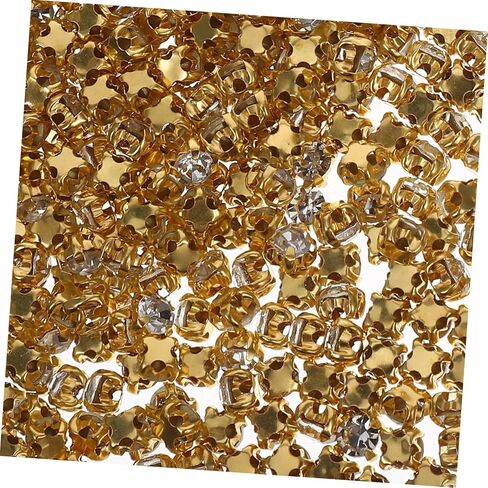 1440pcs Claw Glass Gems for DIY Crafts Clothing Decoration Wedding Supplies and Accessories Easy Sew Flatback Design for Costumes and Creative Projects in Kuwait