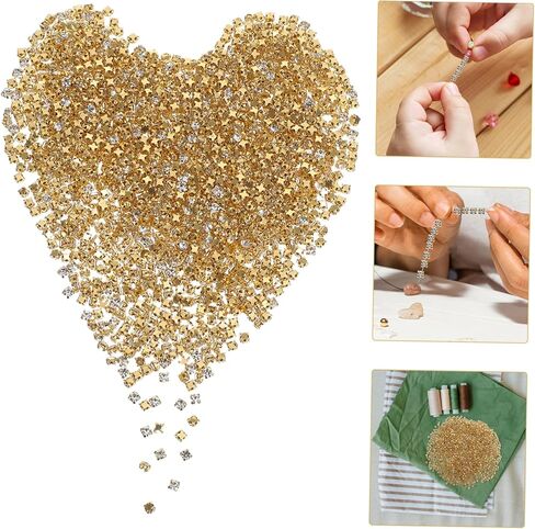 1440pcs Claw Glass Gems for DIY Crafts Clothing Decoration Wedding Supplies and Accessories Easy Sew Flatback Design for Costumes and Creative Projects in Kuwait