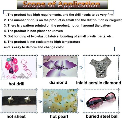300w 110v 220v 80pcs/Min Hotfix Rhinestone Applicator,Rhinestone Setter,Applicator Toolkit,Ultrasonic Pearl Setting Machine,No Need Glue,for Clothes,Shoes,Decorations,Greeting Cards in Saudi Arabia