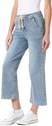 Angels Forever Young Women's Forever Trouser Straight Ankle High-Rise Jeans (Standard and Plus) in Saudi Arabia