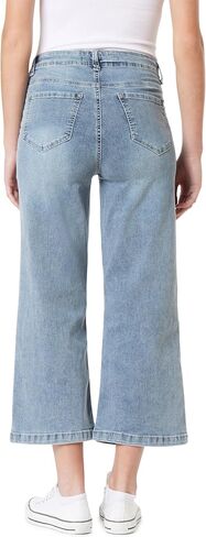 Angels Forever Young Women's Forever Trouser Straight Ankle High-Rise Jeans (Standard and Plus) in Saudi Arabia