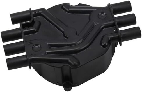 KarParts360 For Chevy S10 1995-2004 Distributor Cap | Polyester | Carbon Distributor Cap Contacts | Electronic Type Distributor | Width: 6.45 Inches | Horizontal Tower Position | 10452458 in Saudi Arabia