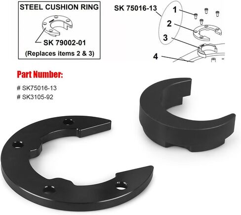 Widening dedicated SK75016-13 SK3105-92 5th Wheel Cushion Ring Kit Fit For Kenworth Fit For Peterbilt Fit For Stoughton Trailers Control upgrade in Saudi Arabia