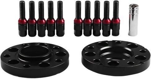 Widening dedicated 20mm 5x120mm 72.56mm Hubcentric Wheel Spacers M14x1.25 Tapered Bolts Fit For BMW F Series F10 F12 F13 F01 F02 F30 Control upgrade(Blue bolts) in Saudi Arabia