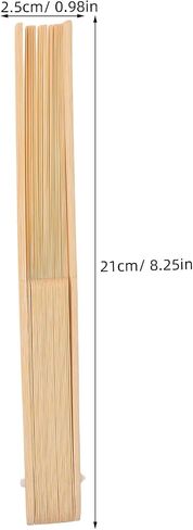 Cabilock 3pcs Folding Fan Frame: Foldable Ribs DIY Japanese Hand Fan Unfinished Blank Frame Spines for DIY Craft Kit Accessory Beige in Saudi Arabia