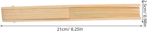 Cabilock 3pcs Folding Fan Frame: Foldable Ribs DIY Japanese Hand Fan Unfinished Blank Frame Spines for DIY Craft Kit Accessory Beige in Saudi Arabia