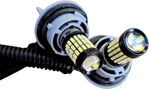 1pr (2PC) 1000 Lumen PROJECTION LED Polaris LED لمبات المصابيح الأمامية لما بعد البيع 61189، 81169، 4030059 in Saudi Arabia