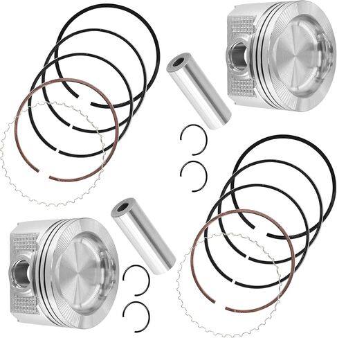 Caltric 2 Cast Aluminium Cylinder Piston Kit Compatible with Polaris Ranger Xp 700 Efi 2005-2008 in Saudi Arabia