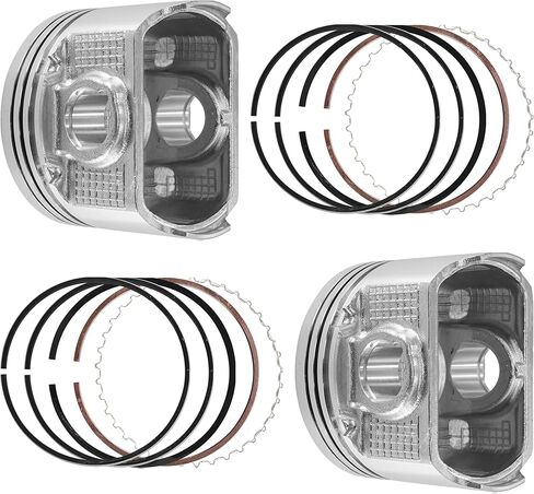 Caltric 2 Cast Aluminium Cylinder Piston Kit Compatible with Polaris Ranger Xp 700 Efi 2005-2008 in Saudi Arabia