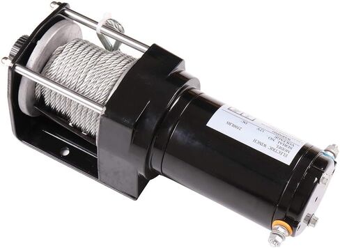 SCITOO 12V 2500lb Electric Towing Winch for ATV/UTV Synthetic Rope IP67 Waterproof Winchs Kits Off Road with wireless/wired Controller, Hawse Fairlead, Mounting Plate in Saudi Arabia
