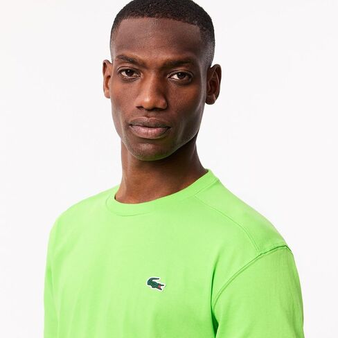 Lacoste Men's Sport Ultra Dry Cotton Sport T-Shirt, Olive, X-Large in Saudi Arabia