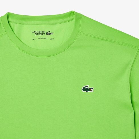 Lacoste Men's Sport Ultra Dry Cotton Sport T-Shirt, Olive, X-Large in Saudi Arabia