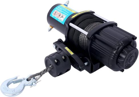 3500 lb ATV/UTV Electric Winch,12V Waterproof Winch Synthetic Rope Trailer Electric Winch with Wired Remote and Wireless Remote for ATV/UTV Towing, Boat, Off-Road (3500 lbs) in Kuwait