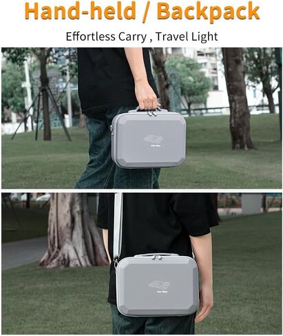 Carrying Case for DJI Neo, Portable Shoulder Bag Trave case for DJI Neo Drone, Fly More Combo, RC N3/N2 Remote Controller, battery,charger plug and Accessories (PU Leather Case Only) in Saudi Arabia