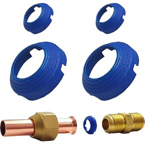 2 × 1/4 بوصة و2 × 3/8 بوصة تركيبات مضيئة SAE مانعة للتسرب، وصلات مضيئة SAE مانعة للتسرب HVAC تمنع تسرب غاز التبريد، مجموعة مانعة للتسرب لصمام شريدر، التبريد، التدفئة والتهوية وتكييف الهواء ومجموعة سبليت صغيرة in Kuwait