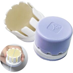 BEN YEDD شمع العسل القابل للدوران، شمع العسل فوق الخط، شمع الخياطة، الشمع الطبيعي مع علبة بلاستيكية، شمع صلب عالي الاستخدام (أرجواني) in Kuwait