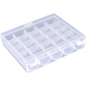 Bobbins Case, 25 Slots Bobbins Box, Bobbins Sewing Machine Spools with Storage Box for DIY Embroidery Accessories Household Tools 2Pack in Kuwait