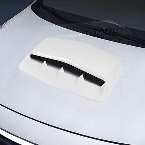 Car Hood Vents, Decorative Air Flow Intake Hood Scoop Vent Turbo Bonnet Cover, Vehicle Engine Cooling Intake Vent Trim Cover, Universal Exterior Car Accessories Decoration (Carbon Fiber) in Saudi Arabia
