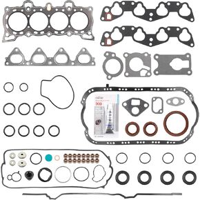 1.5L 1.6L Cylinder Head Gasket Set Compatible with 1988-1995 Honda Civic CRX, MLS Head Gasket Kit Replaces# HS9123PT CS9123 in Saudi Arabia
