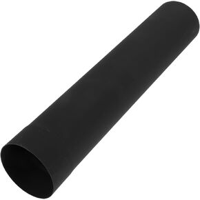 Motoforti 2.25" OD Straight Exhaust Pipe Tube T304 Stainless Steel Car Tubing Piping 18" Length Expand-on Ends Surface Blasting Black in Kuwait