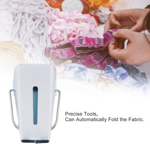 2PCS Bias Tape Maker, Fold Bias Tape Binding Tool for Quilting Binding Tool for Quilting Sewing Machine ﻿ (25mm Sky Blue) in Saudi Arabia