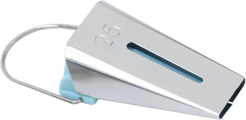 2PCS Bias Tape Maker, Fold Bias Tape Binding Tool for Quilting Binding Tool for Quilting Sewing Machine ﻿ (25mm Sky Blue) in Saudi Arabia