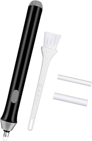 Automatic Electric Eraser with 142 Refills Battery Powered Pencil for Artist Beginner Drawing Sketching Drafting Drawing Pencil Tool in Saudi Arabia
