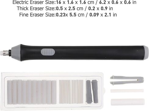 PRETYZOOM Professional Electric Eraser Material Quick Erasing Tool for Artists Students and Professionals Portable Sketch and Typo Correction for Drawing Drafting and School Use in Saudi Arabia