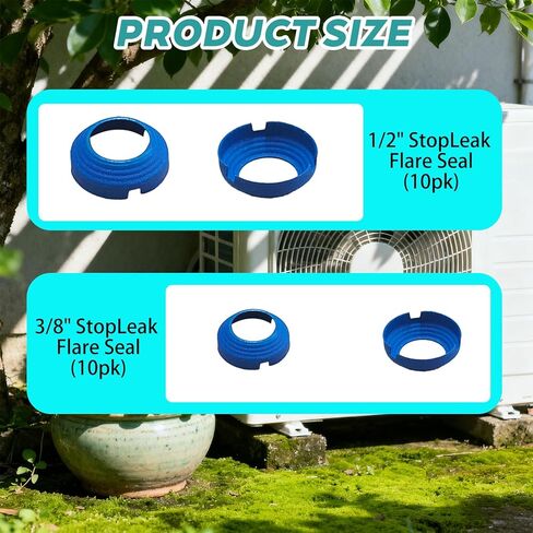 2 × 1/4 بوصة و2 × 3/8 بوصة تركيبات مضيئة SAE مانعة للتسرب، وصلات مضيئة SAE مانعة للتسرب HVAC تمنع تسرب غاز التبريد، مجموعة مانعة للتسرب لصمام شريدر، التبريد، التدفئة والتهوية وتكييف الهواء ومجموعة سبليت صغيرة in Kuwait