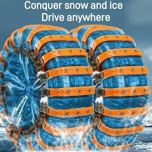 Car Snow Tire Chains for Ducati Multistrada 1200 2010-2019,Portable Non-Slip Tyre Emergency Straps,Adjustable Anti Skid Tire Chains,Reusable Anti Snow Chains,Automotive,Twenty Chains in Saudi Arabia