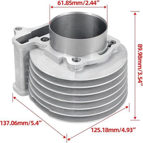 180cc طقم اسطواني 62 مللي متر مجموعة تتحمل كبيرة تناسب GY6 125cc 150cc 1P52QMI 1P57QMJ محرك سكوتر الدراجة ATV رباعية in Kuwait