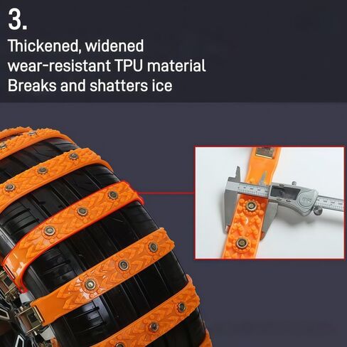 Car Snow Tire Chains for Ducati Monster 797 2017 2018 2019,Portable Non-Slip Tyre Emergency Straps,Adjustable Anti Skid Tire Chains,Reusable Anti Snow Chains,Automotive,Ten Chains in Saudi Arabia