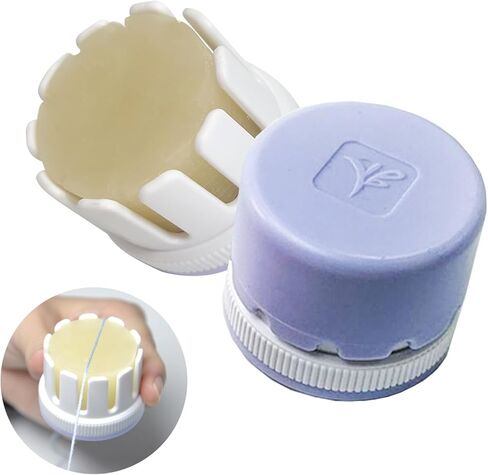 BEN YEDD شمع العسل القابل للدوران، شمع العسل فوق الخط، شمع الخياطة، الشمع الطبيعي مع علبة بلاستيكية، شمع صلب عالي الاستخدام (أرجواني) in Kuwait