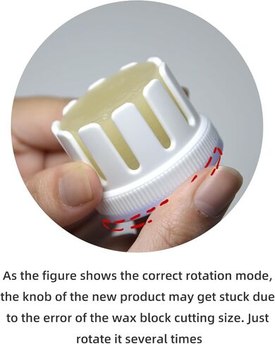 BEN YEDD شمع العسل القابل للدوران، شمع العسل فوق الخط، شمع الخياطة، الشمع الطبيعي مع علبة بلاستيكية، شمع صلب عالي الاستخدام (أرجواني) in Kuwait