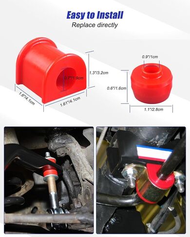 Rear Sway Bar Bushings Fit for Toyota Lexus 4Runner 1996-2009 GX470 2003-2009 Replace 8.5141R, 26mm Diameter in Saudi Arabia