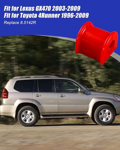 Rear Sway Bar Bushings Fit for Toyota Lexus 4Runner 1996-2009 GX470 2003-2009 Replace 8.5141R, 26mm Diameter in Saudi Arabia