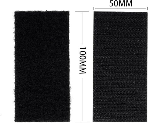 4x2 Inch 12Sets Strips with Adhesive Hook and Loop Tape Sticky Back in Saudi Arabia