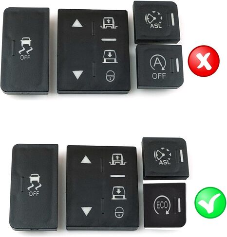 for Land Rover Range Sport 2014-2017 ECO MOD ASL Raise Lover Center Console Button Knob Trim 4pcs in Saudi Arabia